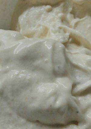 Una foto de Helado de banana vegano
