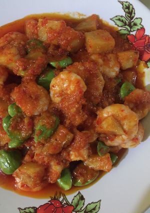 Foto resep Sambal Udang Kentang Petai