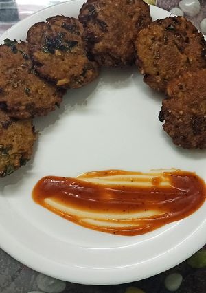 A picture of Poha cutlet.