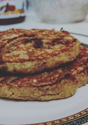 صورة لوصفة بانكيك صحي بالموز