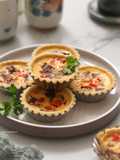 Salted Egg & Beef Quiche