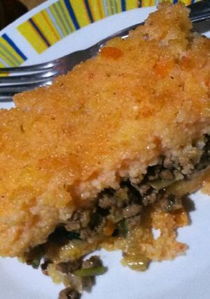 Una foto de Pastel de polenta