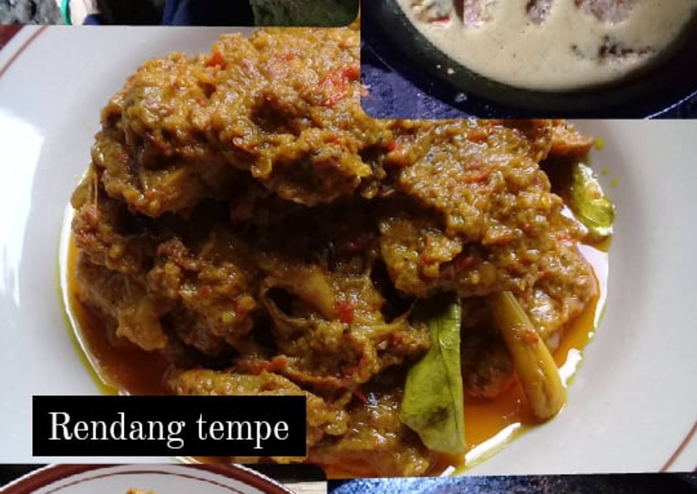 Rendang tempe