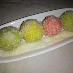 Colourful Coconut laddu A picture of Colourful Coconut laddu.