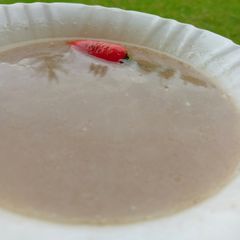 A picture of Beef soup.