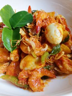 Foto resep Balado Udang Telur Puyuh