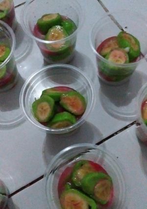 Foto resep Es pisang ijo