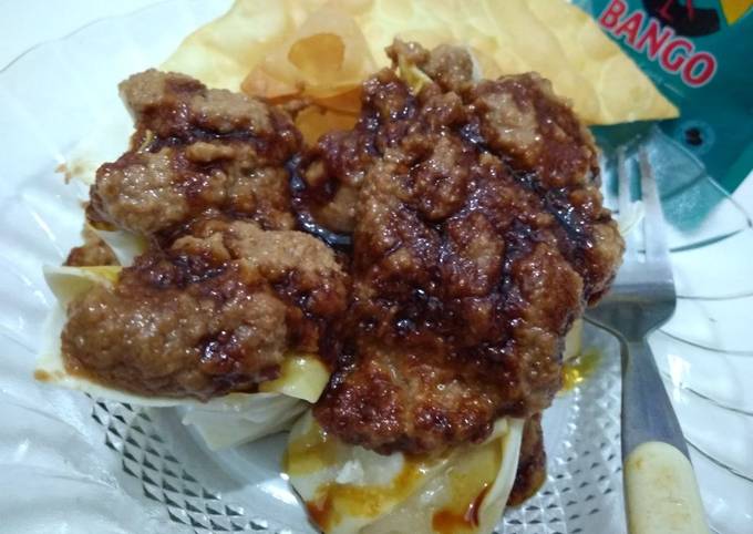 Siomay ayam irit praktis ala bunda qonita