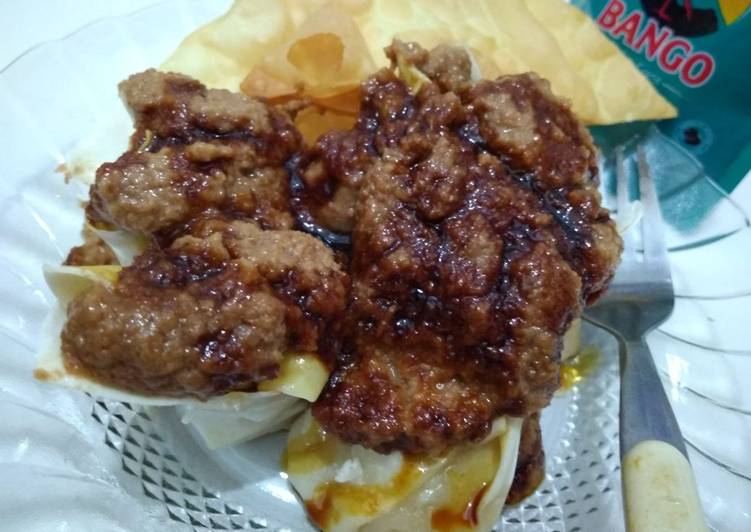 Resep Siomay ayam irit praktis ala bunda qonita yang Bisa Manjain Lidah