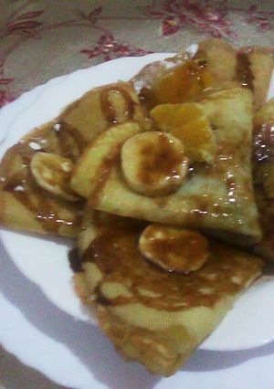 صورة لوصفة كريب بصوص الشوكولاته