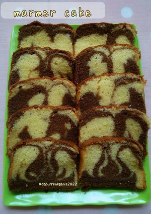 Foto resep Marmer cake/marble cake (butter cake)