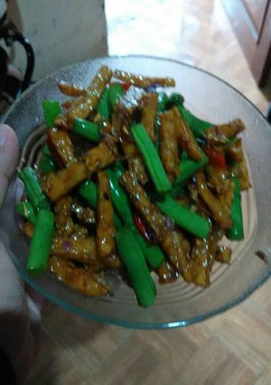 Foto resep Tempe Buncis Saus Tiram