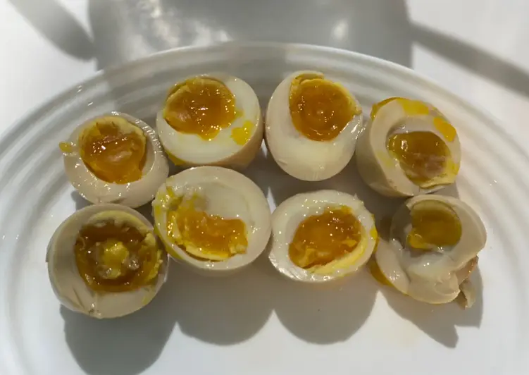 Masakan Populer Telur Ramen Ajitsuke Tamago Sedap Nikmat