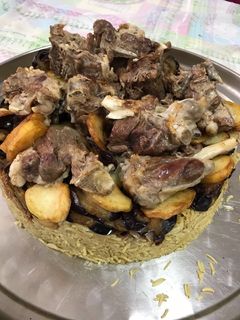 صورة لوصفة مقلوبه باذنجان