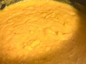 Una foto di zuppa di zucca