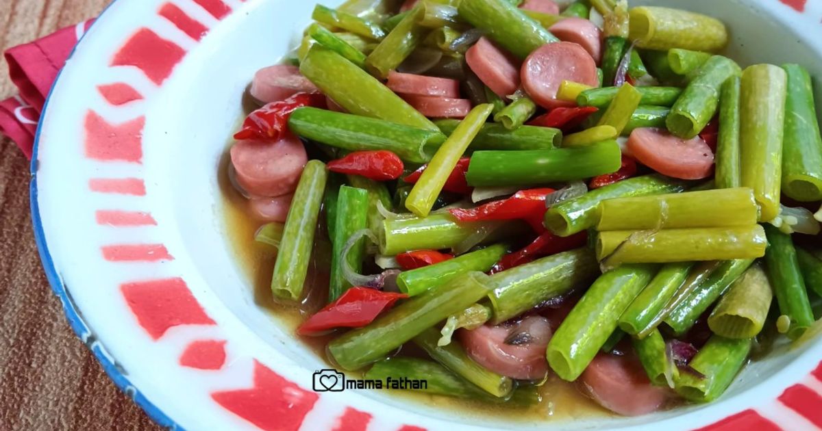 Bunga Bawang Sosis Saus Tiram