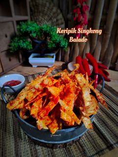 Foto resep Keripik Singkong Balado