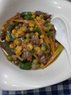 A picture of Sweet-spicy beef sauce.