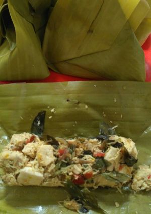 Foto resep Botok campur (tahu,tempe,teri,kemangi)