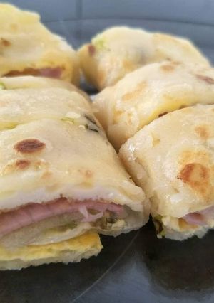 異鄉必學自製蛋餅皮 的食譜成品照片