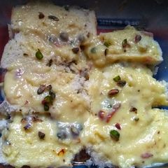 A picture of Mango malai roll.