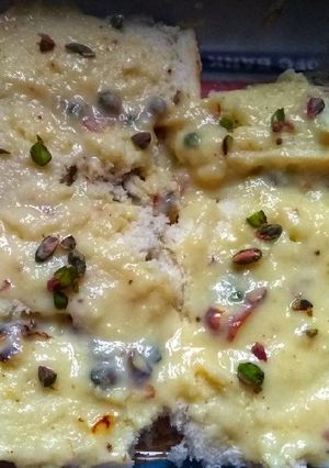 A picture of Mango malai roll.