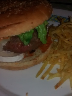 Una foto de Hamburguesa de Angus
