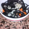 Pasta negra con sabor a mar