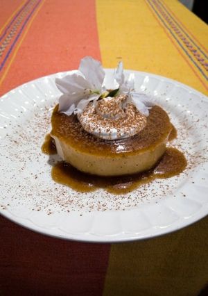 Una foto de Panna cotta oaxaqueña