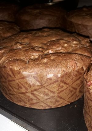 Una foto de Pan de pascua con levadura