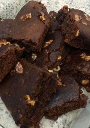 Una foto de Brownie de Cacao