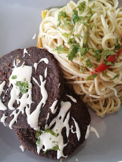 Una foto de Hamburguesa de poroto negro
