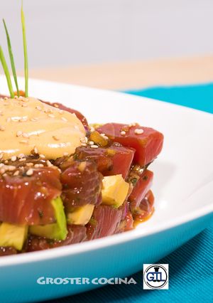 Una foto de Tartar de atún