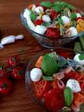 Ensalada de pasta caprese