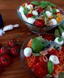 Ensalada de pasta caprese