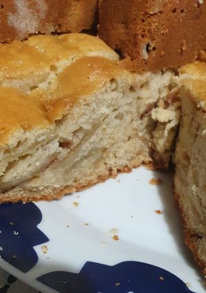 Una foto de Torta de manzanas y canela