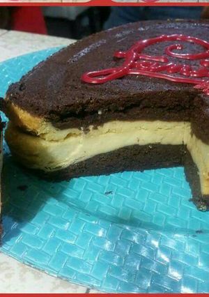 Una foto de Cheesecake brownie