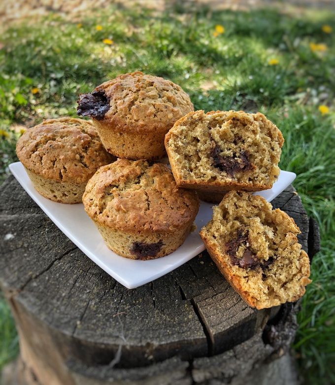 Mogyorókrémes muffin (egészségesen) recept fotója
