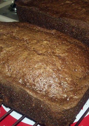 A picture of Chocolate Zucchini Bread Mack's style!.