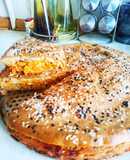 Заливной пирог с капустой и грибами