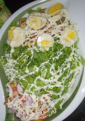 Simple salad ainihin hoton girkin