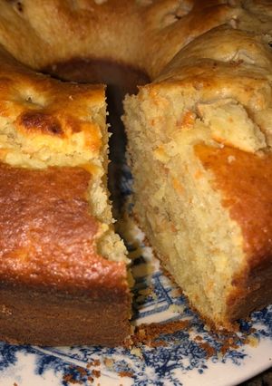 Una foto de Torta con zanahoria y castañas de cajú🥕🍰