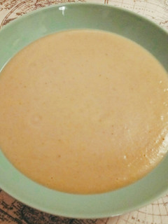 Una foto de Crema de champiñones vegana