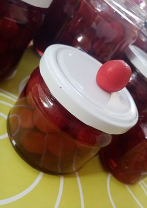 O poză a rețetei Dulceață de cireșe.