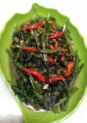 Foto resep Tumis kangkung tauco pedas🌶️🌶️🌶️