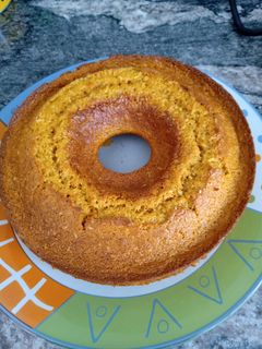 Foto de Bolo de abóbora com coco
