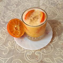 A picture of Yuum orange slush 🍊🍊.