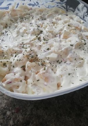 Zellerből majonézes saláta recept fotója