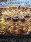 Lasaña de plátanos