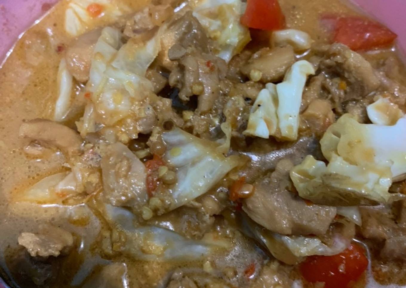 Tongseng ayam enak dan nggak pake ribet